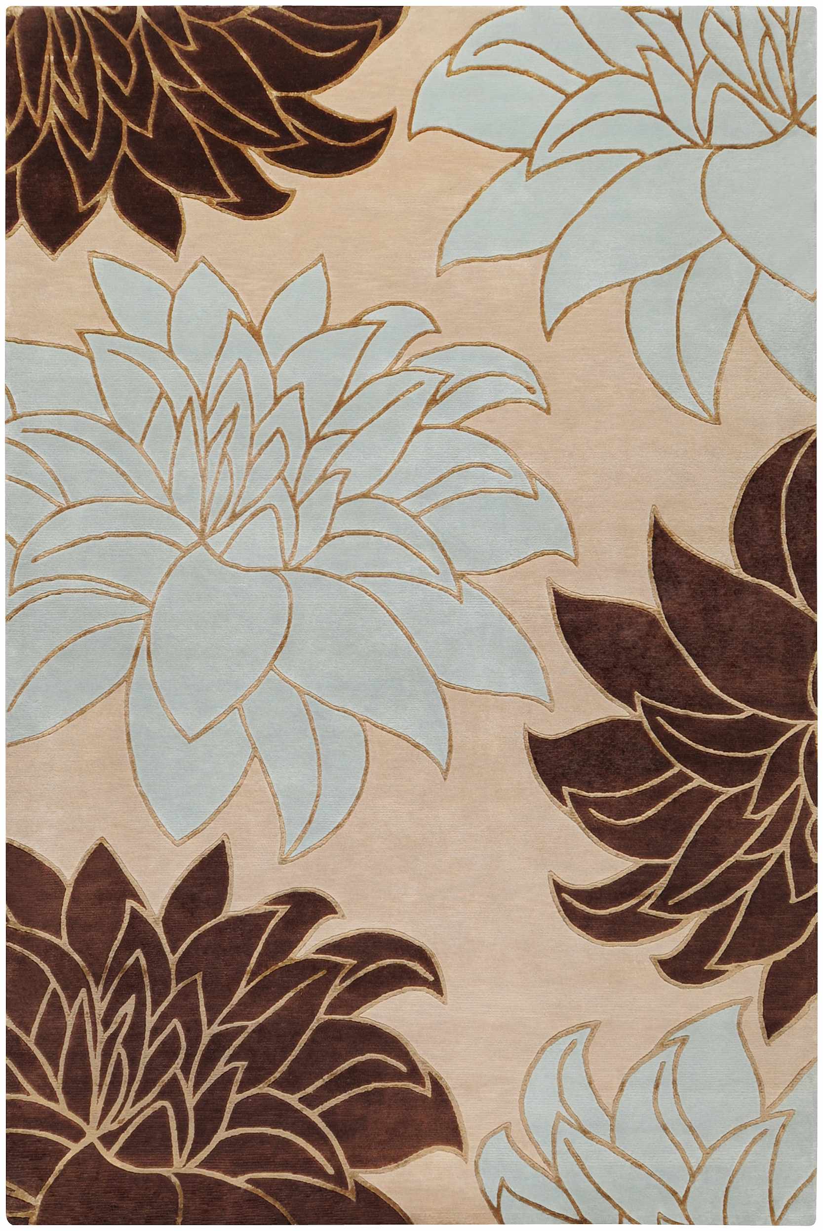 Mugal IN-1227 Hand Knotted Rug