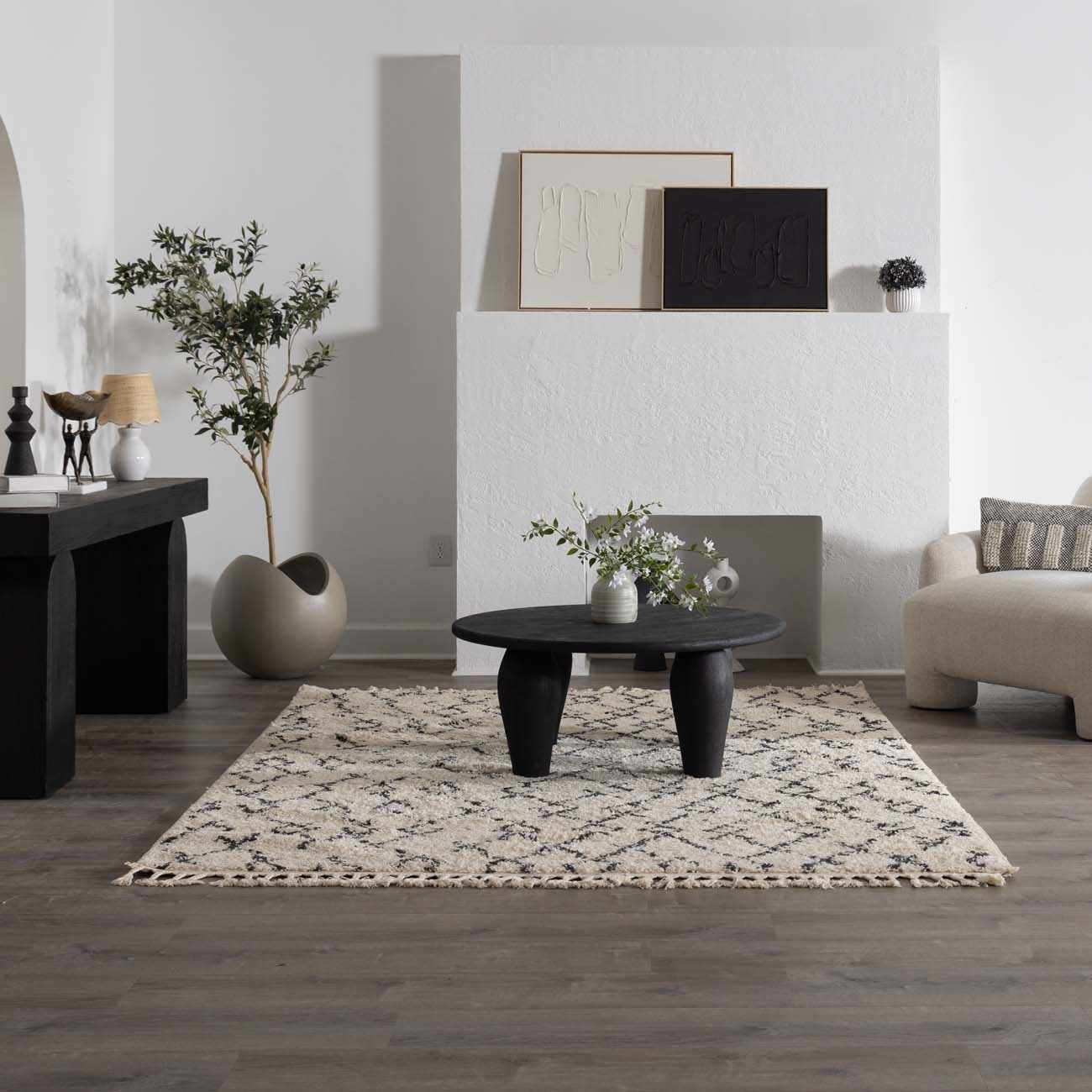 Berber Shag BBE-2301 Machine Woven Rug