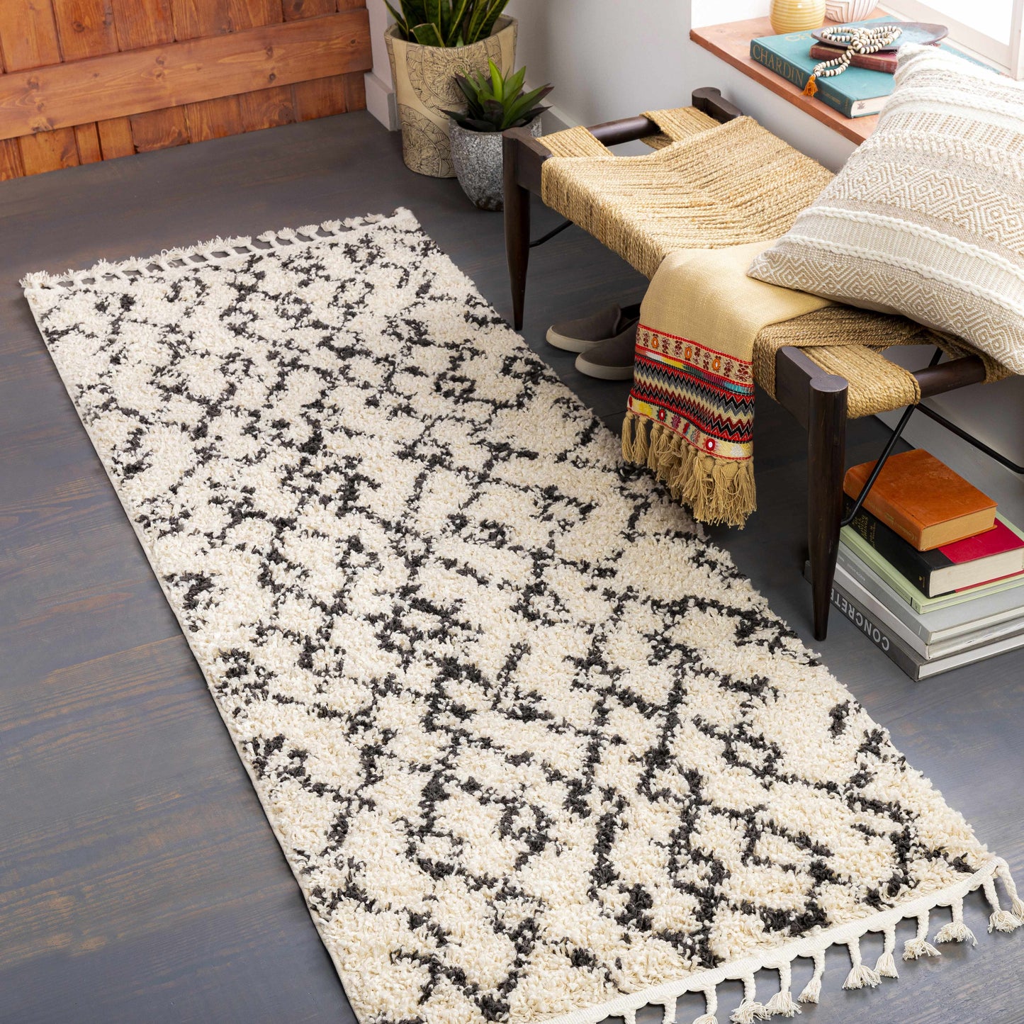 Berber Shag BBE-2301 Machine Woven Rug