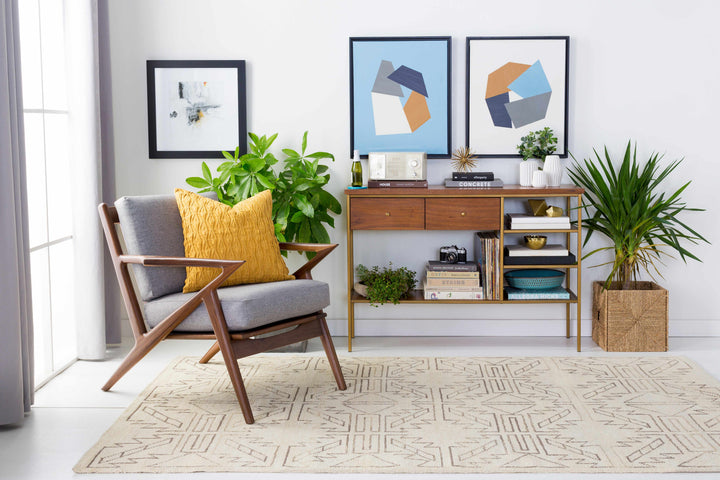 Pillows : CNR-003,Rugs : PBL-6000,Wall Art : BLI-8001,BLI-8003