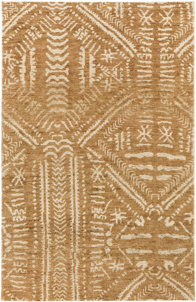 Brown Hand Knotted 100% Jute Cottage Rectangle Handmade rug, Indoor use only, no fringe, non-washable. runner also available