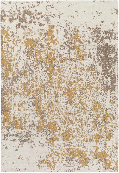 Beige Hand Woven 100% Polyester Modern Rectangle Handmade rug, Indoor use only, no fringe, non-washable. runner also available
