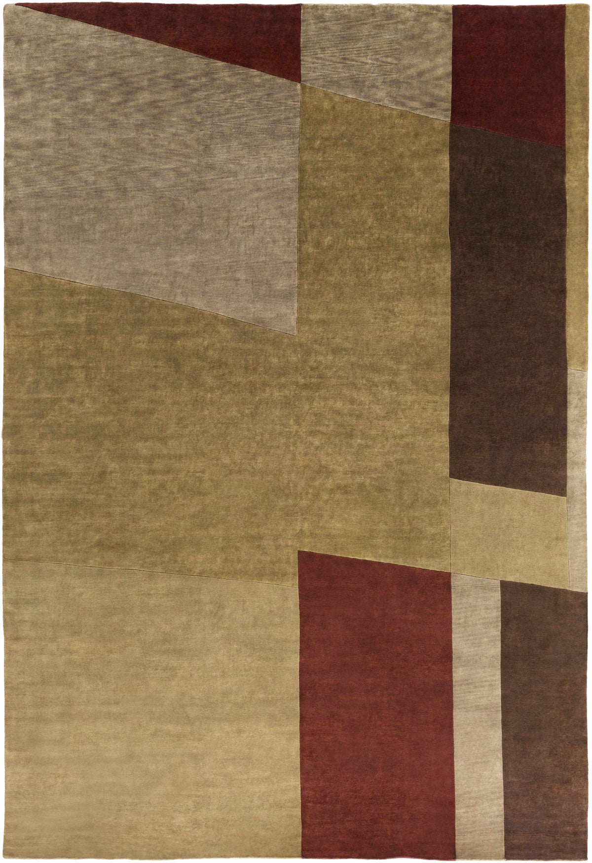Multicolor Hand Knotted 100% NZ Wool Modern Rectangle Handmade rug, Indoor use only, no fringe, non-washable. runner also available