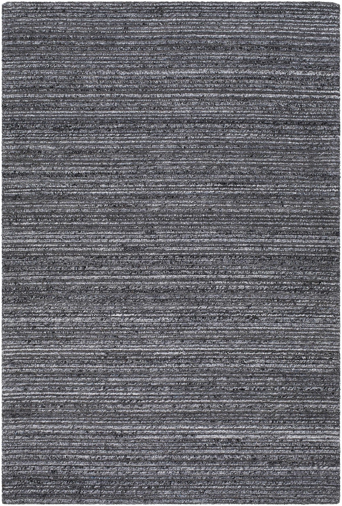 Charcoal Hand Tufted 100% Recycled PET Yarn Cottage Rectangle Handmade rug, Indoor use only, no fringe, non-washable.