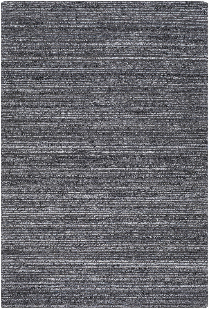 Charcoal Hand Tufted 100% Recycled PET Yarn Cottage Rectangle Handmade rug, Indoor use only, no fringe, non-washable.