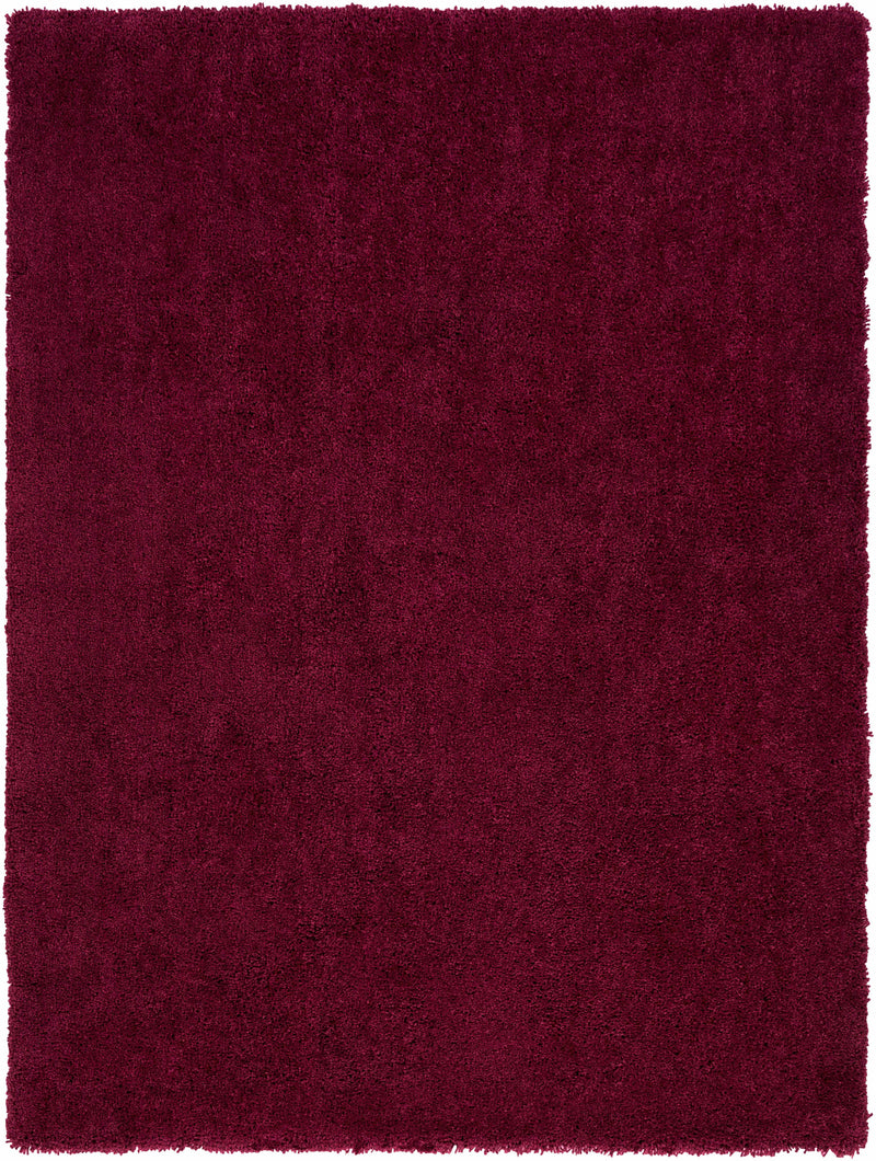 Red Hand Woven 100% Polyester Modern Rectangle Handmade rug, Indoor use only, no fringe, non-washable.
