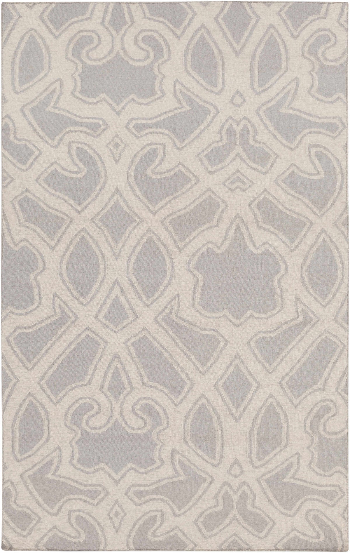 Light Gray Hand Woven 100% Wool Modern Rectangle Handmade rug, Indoor use only, no fringe, non-washable. runner also available