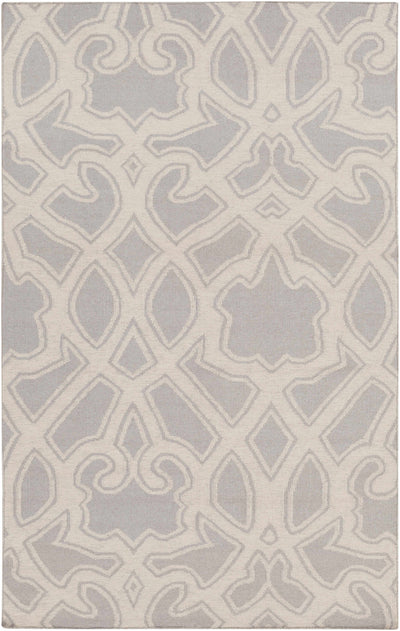 Light Gray Hand Woven 100% Wool Modern Rectangle Handmade rug, Indoor use only, no fringe, non-washable. runner also available