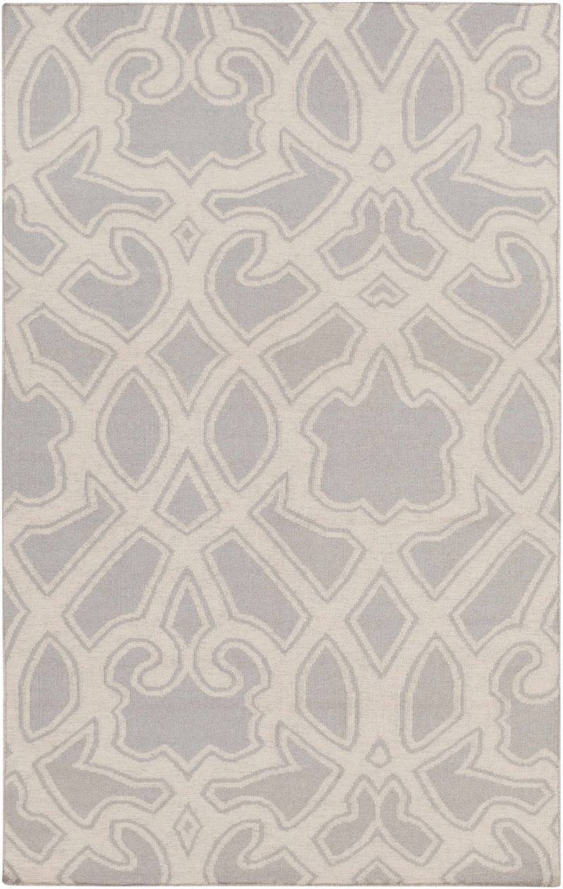 Light Gray Hand Woven 100% Wool Modern Rectangle Handmade rug, Indoor use only, no fringe, non-washable. runner also available