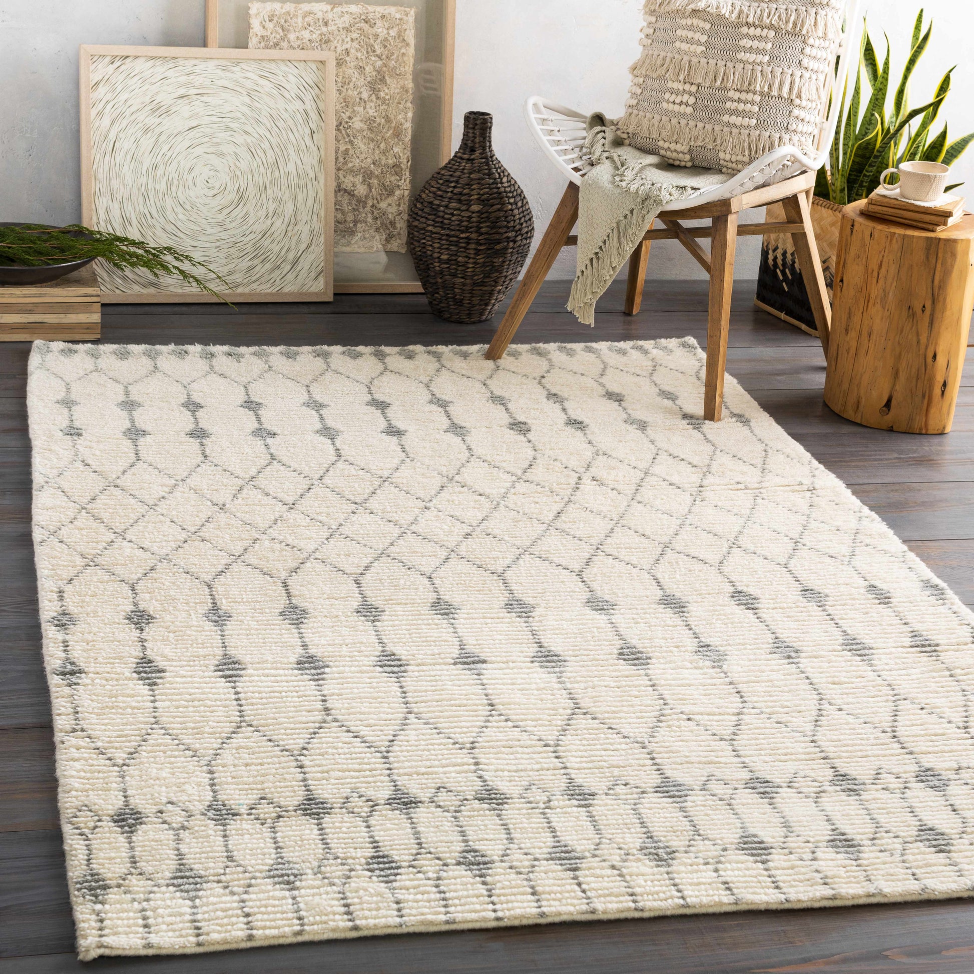 Beni Ourain BON-2300 Hand Woven Rug