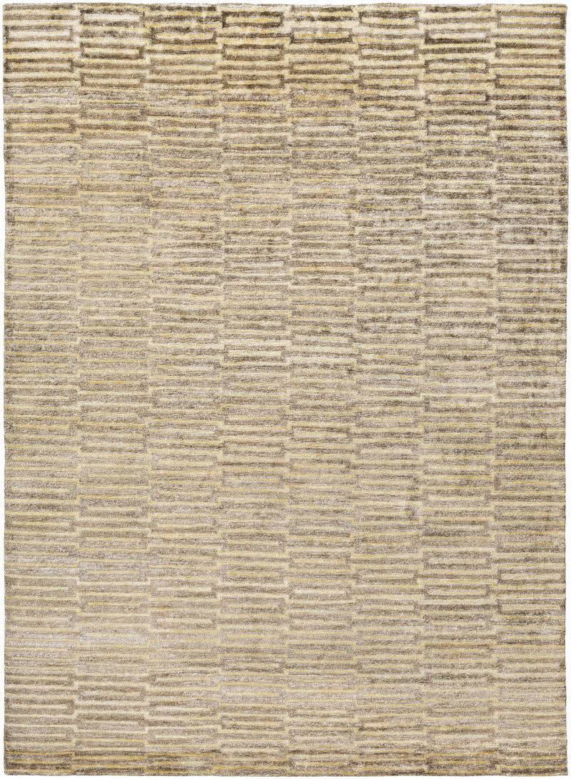 Charcoal Hand Knotted 100% Viscose Modern Rectangle Handmade rug, Indoor use only, no fringe, non-washable. runner also available