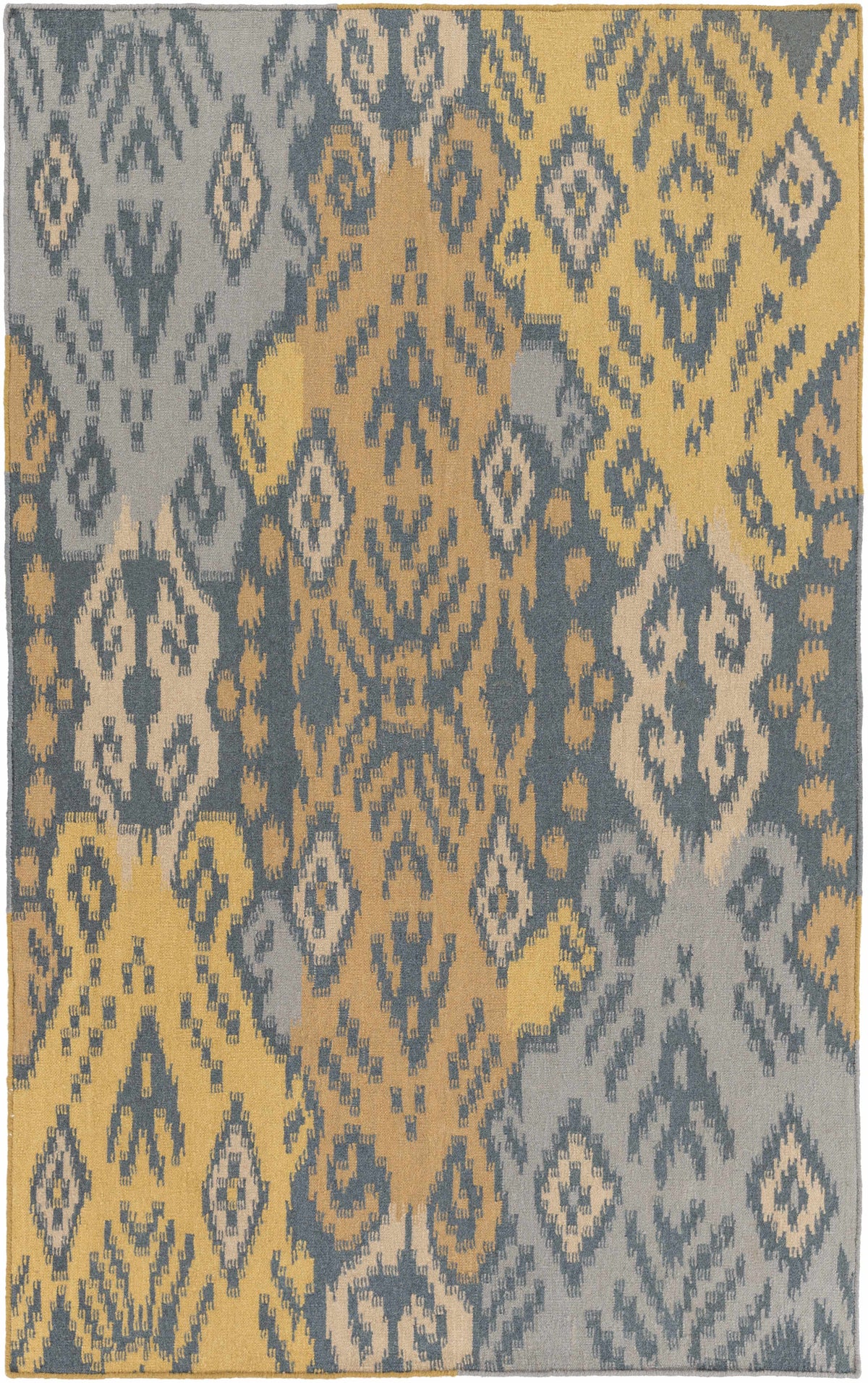 Deep Teal Hand Woven 100% Wool Modern Rectangle Handmade rug, Indoor use only, no fringe, non-washable. runner also available