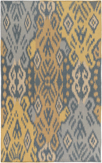 Deep Teal Hand Woven 100% Wool Modern Rectangle Handmade rug, Indoor use only, no fringe, non-washable. runner also available