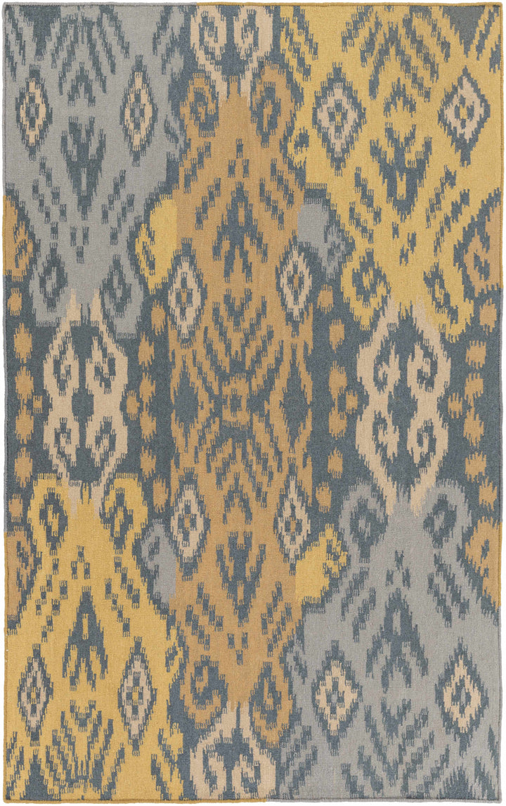 Deep Teal Hand Woven 100% Wool Modern Rectangle Handmade rug, Indoor use only, no fringe, non-washable. runner also available