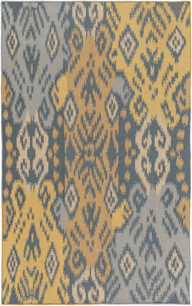 Deep Teal Hand Woven 100% Wool Modern Rectangle Handmade rug, Indoor use only, no fringe, non-washable. runner also available