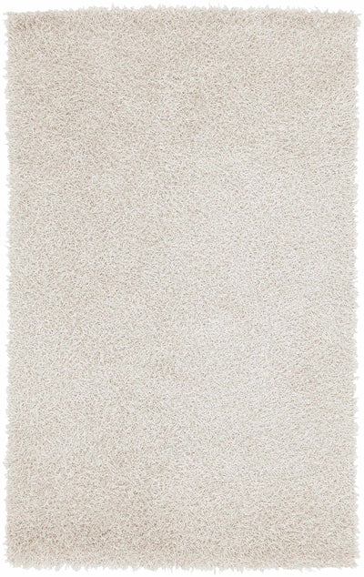 Cream Hand Woven 100% Polyester Modern Rectangle Handmade rug, Indoor use only, no fringe, non-washable.