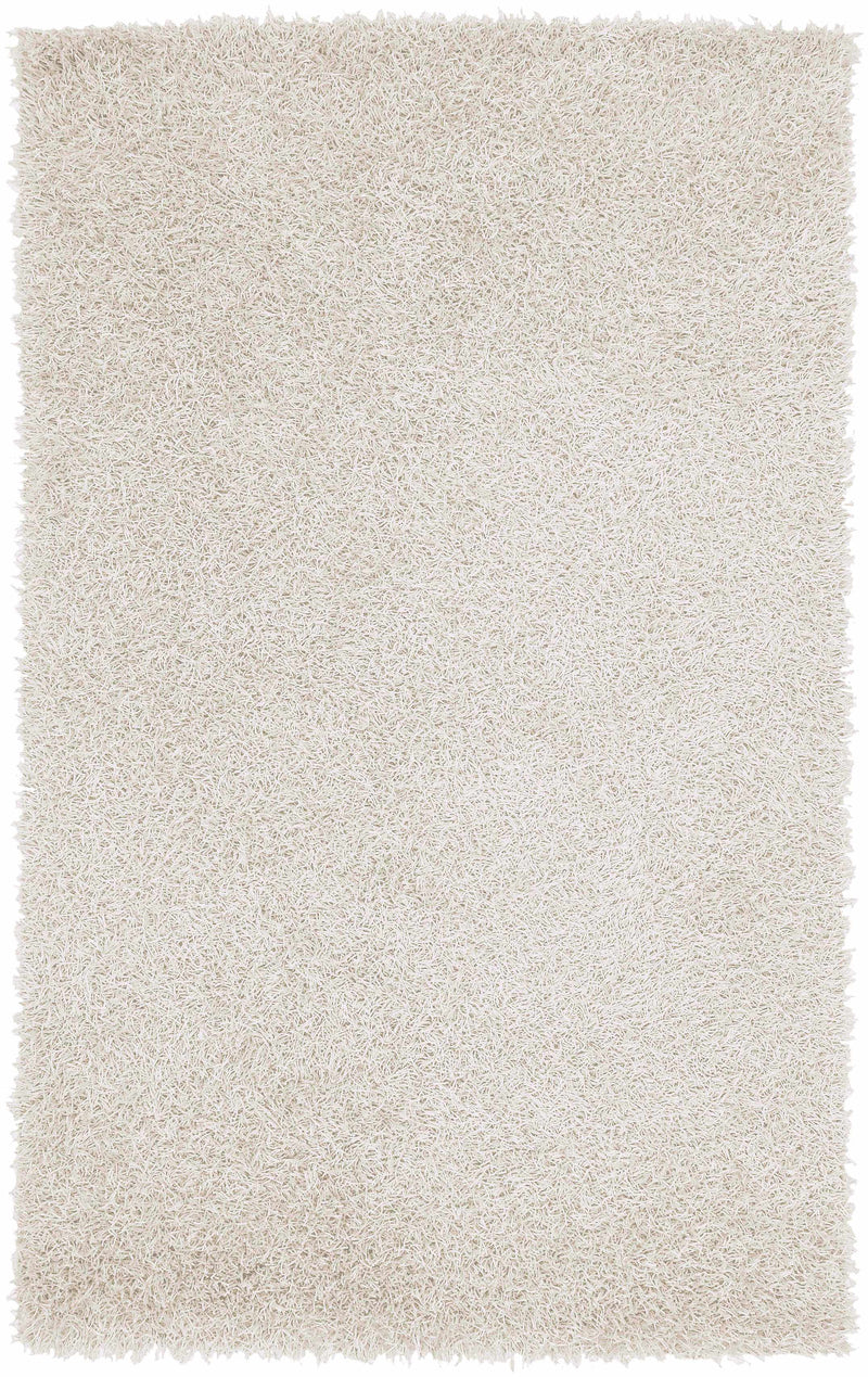 Cream Hand Woven 100% Polyester Modern Rectangle Handmade rug, Indoor use only, no fringe, non-washable.