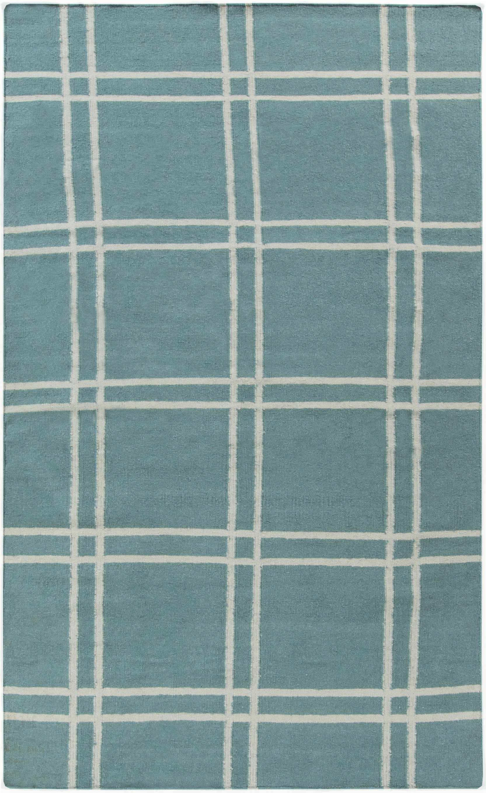Deep Teal Hand Woven 100% Wool Modern Rectangle Handmade rug, Indoor use only, no fringe, non-washable. runner also available