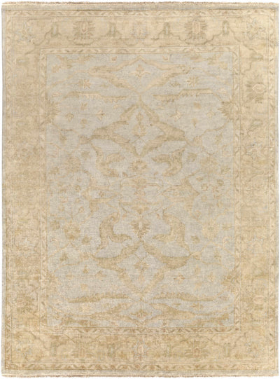 Wheat Hand Knotted 90% NZ Wool, 10% Viscose Traditional Rectangle Handmade rug, Indoor use only, has fringe, non-washable. runner also available