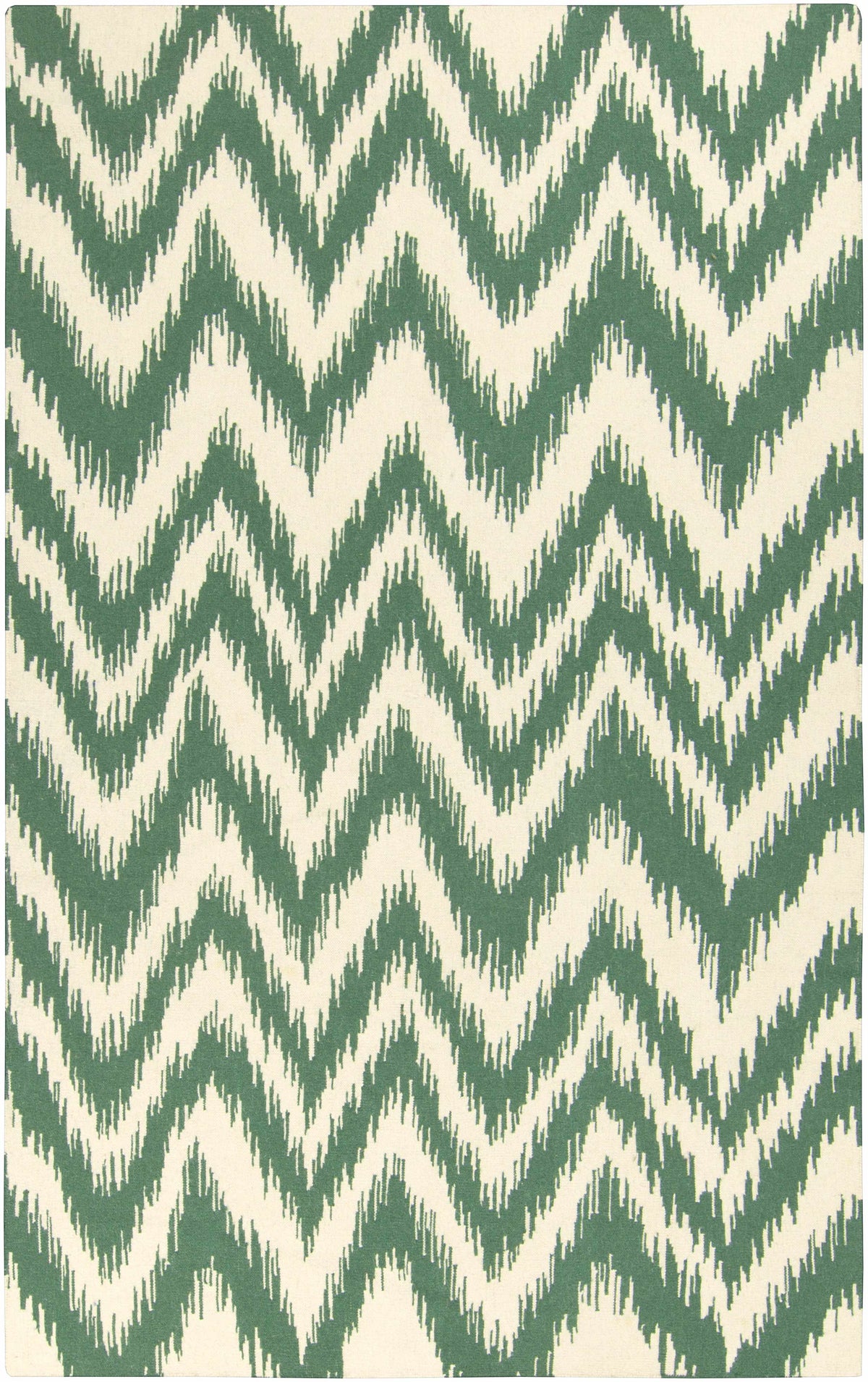 Medium Green Hand Woven 100% Wool Modern Rectangle Handmade rug, Indoor use only, no fringe, non-washable. runner also available