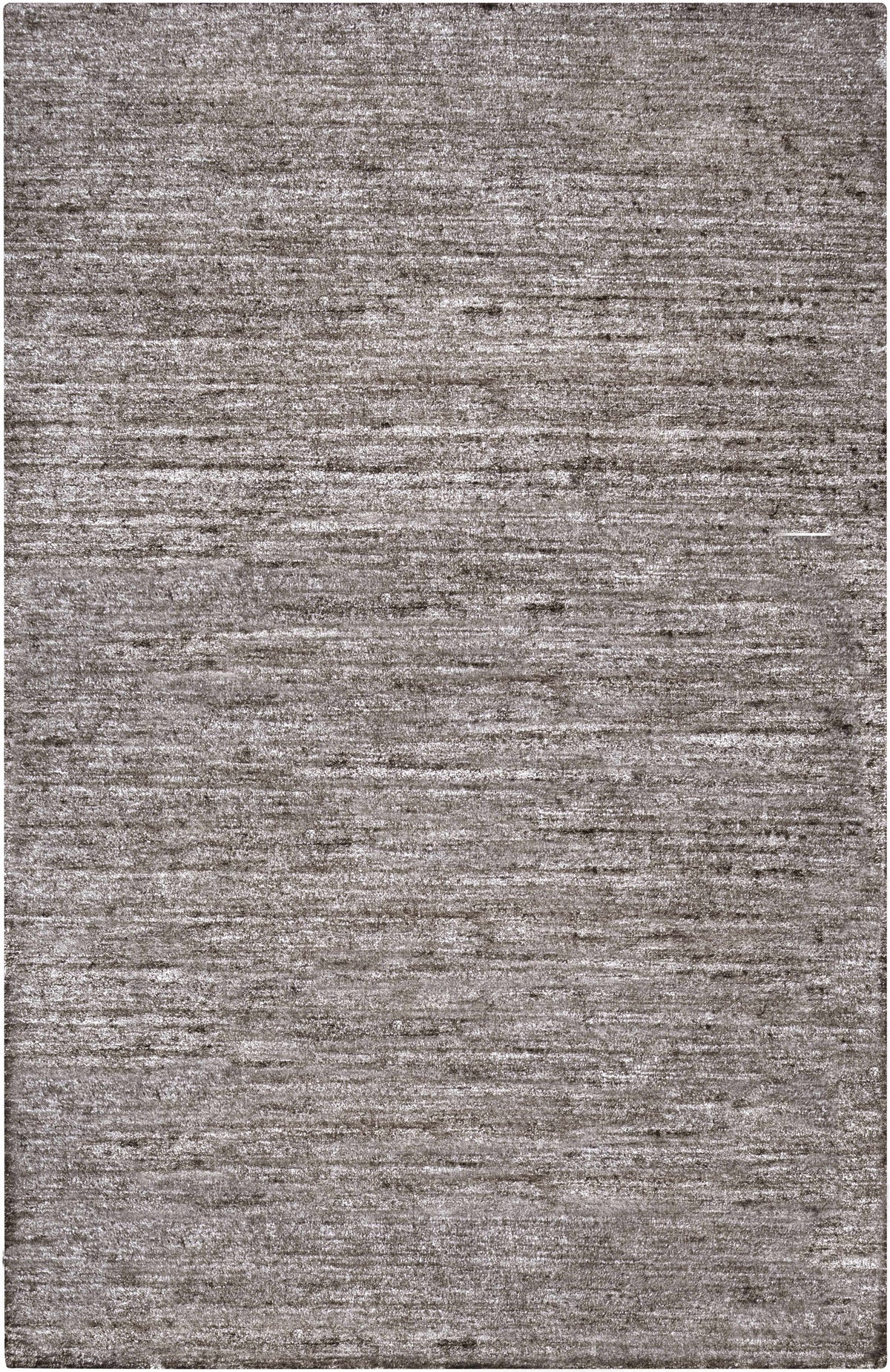 Black Hand Loomed 100% Viscose Modern Rectangle Handmade rug, Indoor use only, no fringe, non-washable.