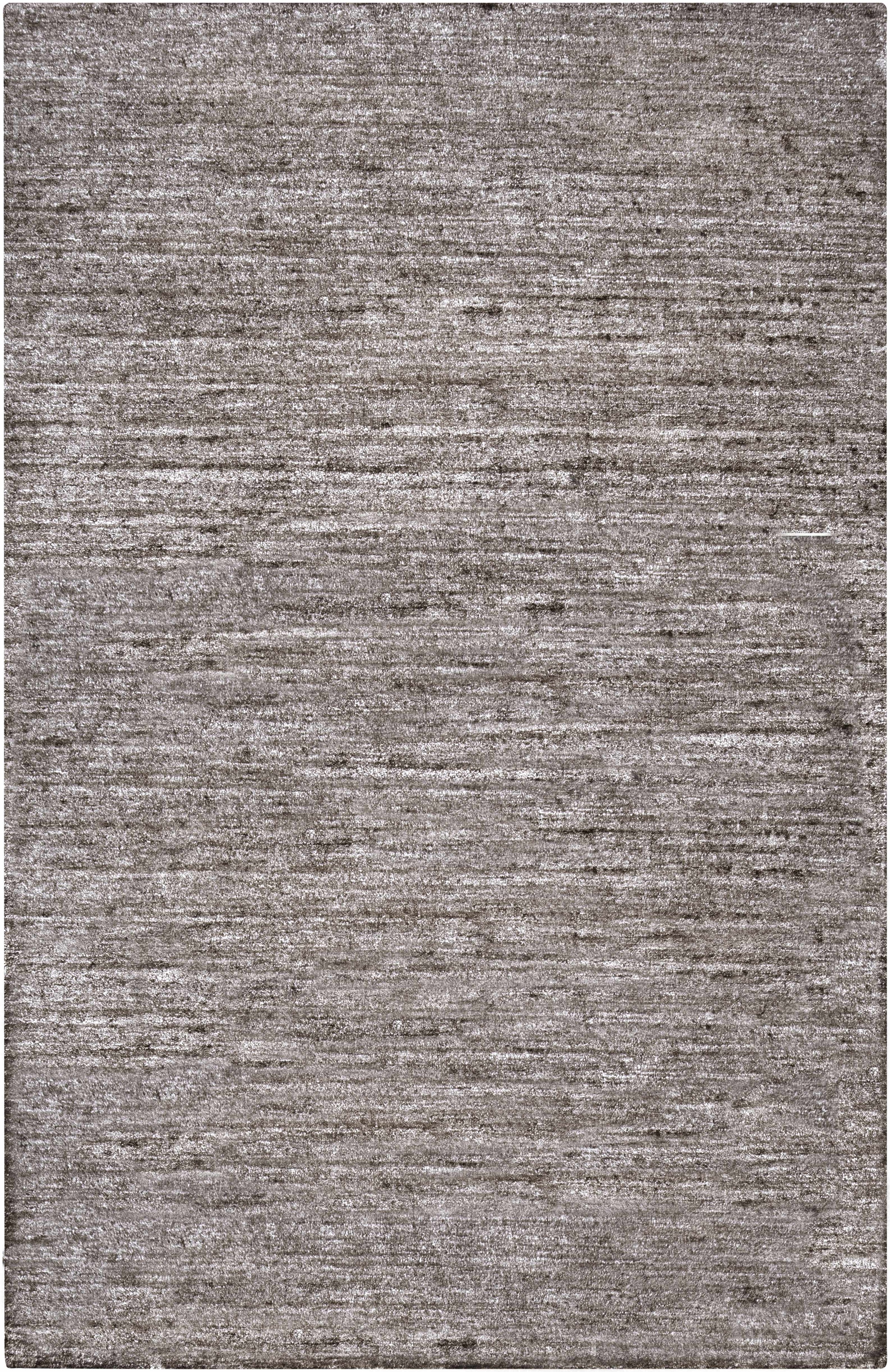 Black Hand Loomed 100% Viscose Modern Rectangle Handmade rug, Indoor use only, no fringe, non-washable.