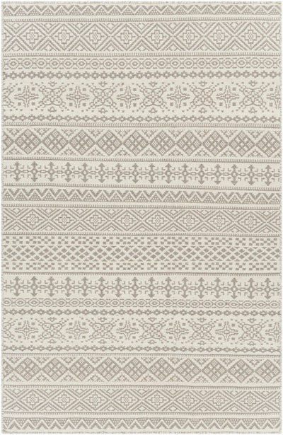 Gray Hand Woven 100% Wool Global Rectangle Handmade rug, Indoor use only, no fringe, non-washable. runner also available