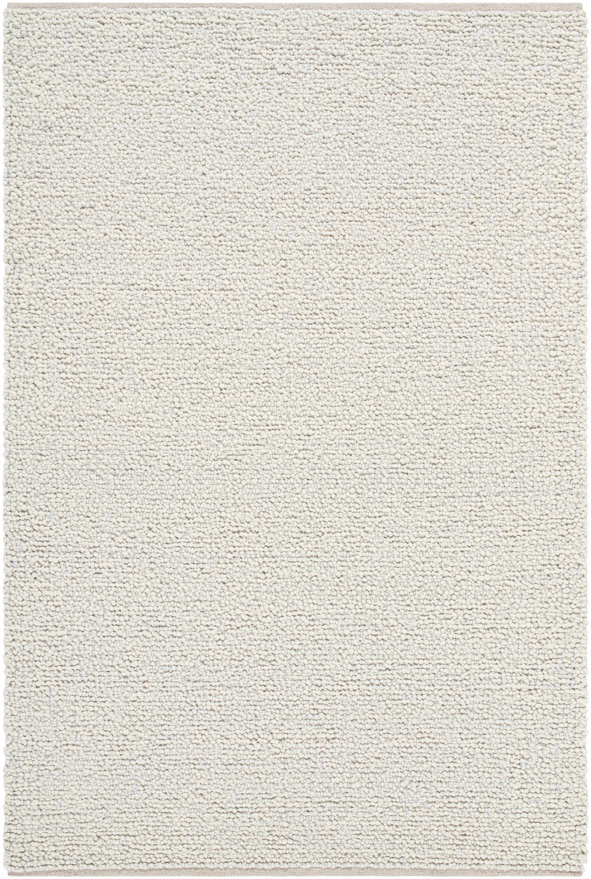 Ivory Hand Woven 88% NZ Wool, 12% Jute Cottage Rectangle Handmade rug, Indoor use only, no fringe, non-washable.
