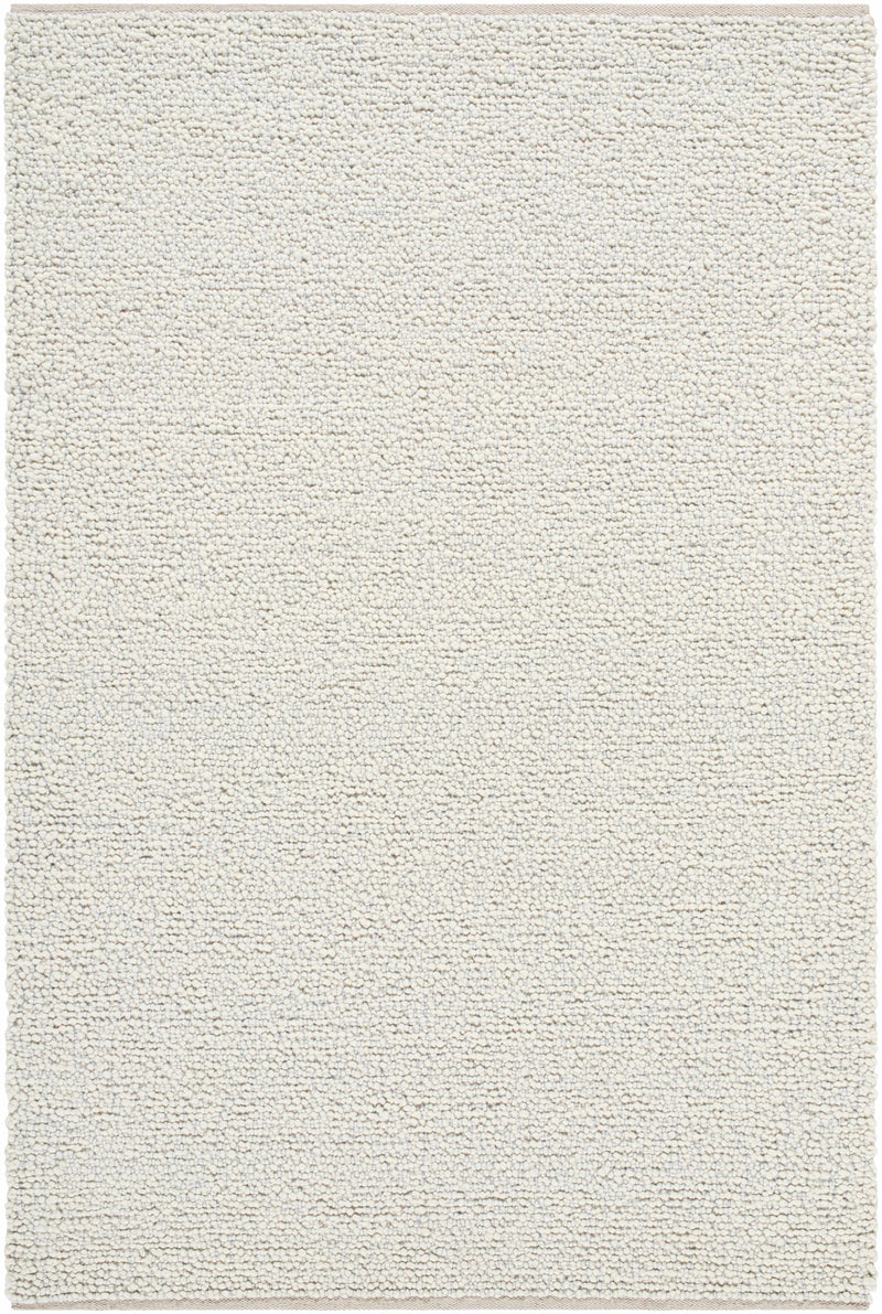 Ivory Hand Woven 88% NZ Wool, 12% Jute Cottage Rectangle Handmade rug, Indoor use only, no fringe, non-washable.