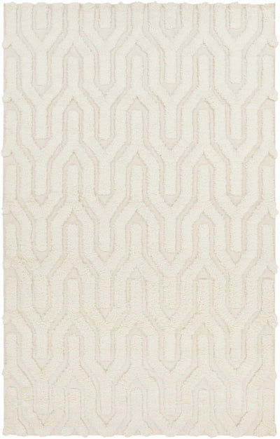 Cream Hand Woven 100% Wool Modern Rectangle Handmade rug, Indoor use only, no fringe, non-washable. runner also available
