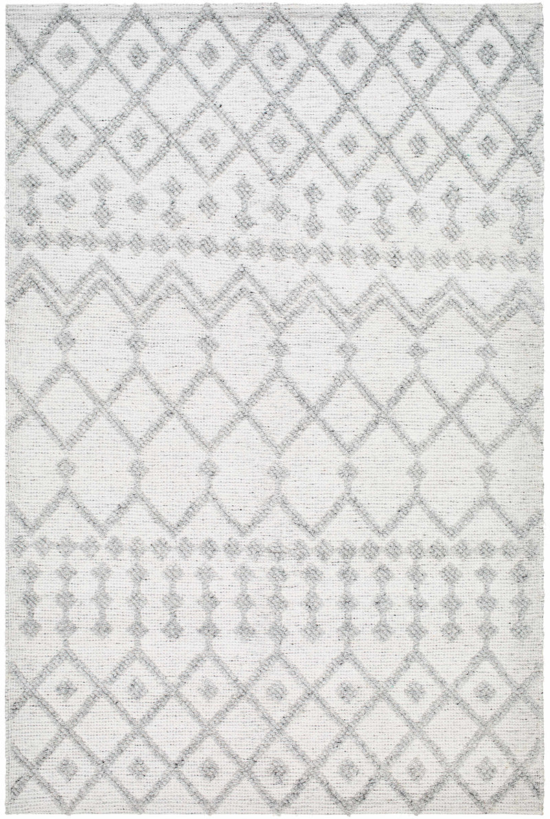 Light Gray Hand Woven 100% Recycled PET Yarn Global Rectangle Handmade rug, Indoor use only, no fringe, non-washable. runner also available