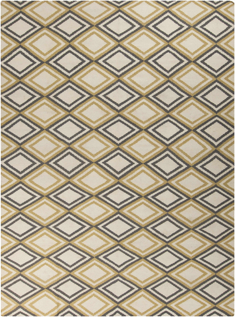 Light Beige Hand Woven 100% Wool Modern Rectangle Handmade rug, Indoor use only, no fringe, non-washable. runner also available