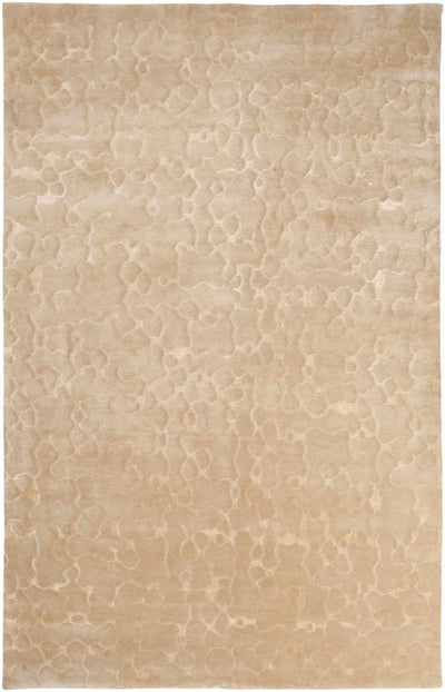 Mustard Hand Knotted 70% NZ Wool, 30% Viscose Modern Rectangle Handmade rug, Indoor use only, no fringe, non-washable.