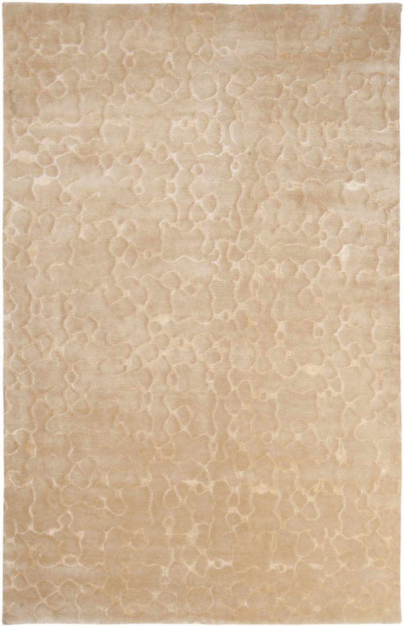 Mustard Hand Knotted 70% NZ Wool, 30% Viscose Modern Rectangle Handmade rug, Indoor use only, no fringe, non-washable.
