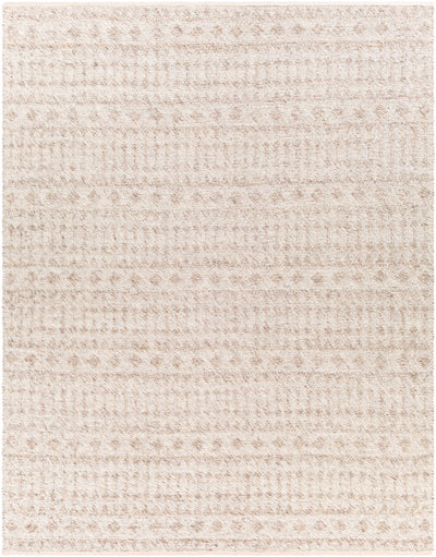Metallic Silver Hand Woven 65% Viscose, 35% Wool Modern Rectangle Handmade rug, Indoor use only, no fringe, non-washable. runner also available