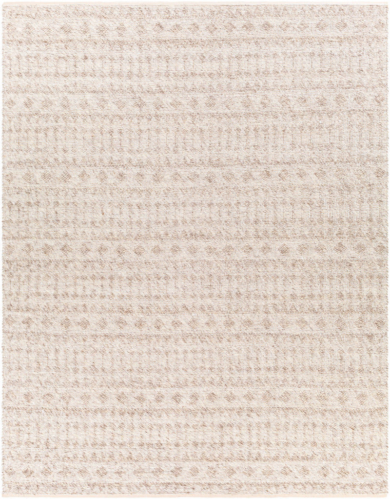Metallic Silver Hand Woven 65% Viscose, 35% Wool Modern Rectangle Handmade rug, Indoor use only, no fringe, non-washable. runner also available