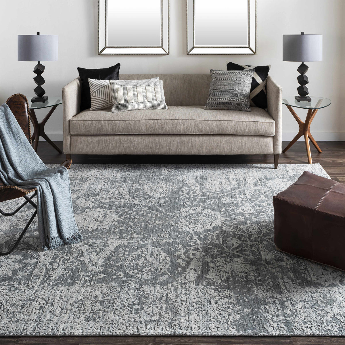 Lucknow LUC-2301 Hand Loomed Rug
