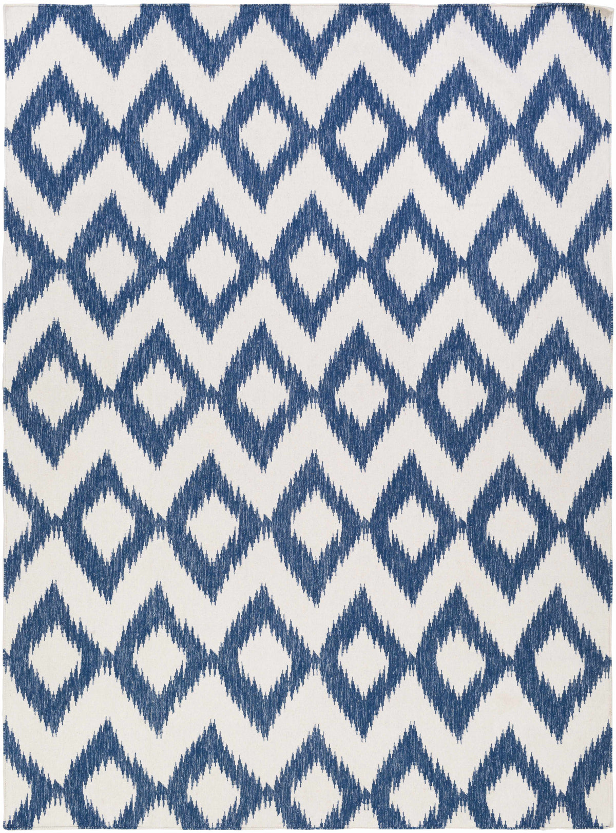 Navy Hand Woven 100% Wool Modern Rectangle Handmade rug, Indoor use only, no fringe, non-washable. runner also available