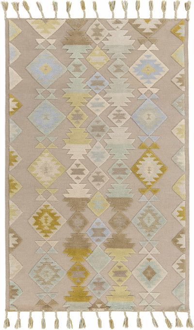 Medium Gray Hand Woven 100% Wool Traditional Rectangle Handmade rug, Indoor use only, no fringe, non-washable. runner also available