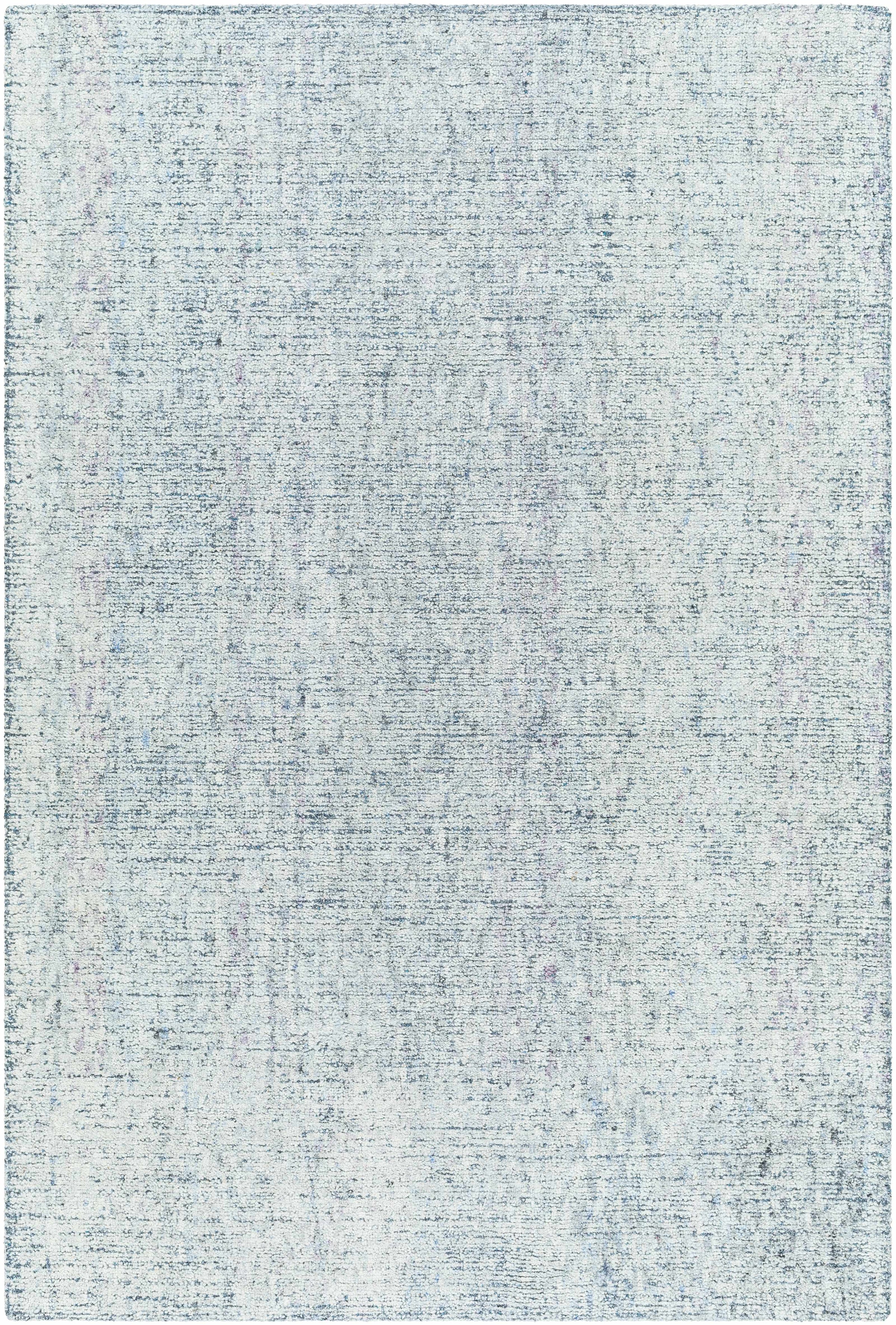 Ivory Hand Tufted 60% Wool, 40% Recycled PET Yarn Cottage Rectangle Handmade rug, Indoor use only, no fringe, non-washable.