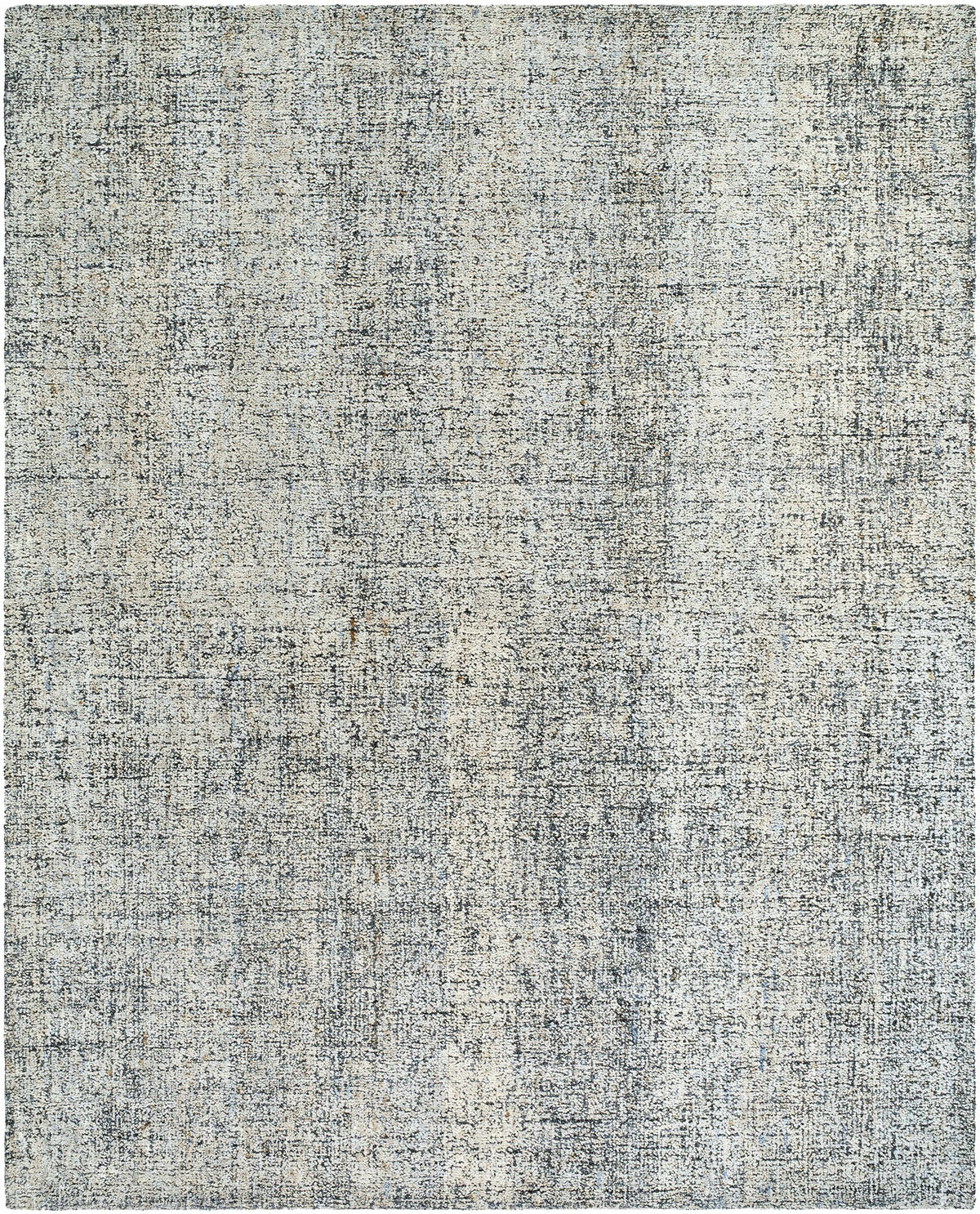 Taupe Hand Tufted 60% Wool, 40% Recycled PET Yarn Cottage Rectangle Handmade rug, Indoor use only, no fringe, non-washable.