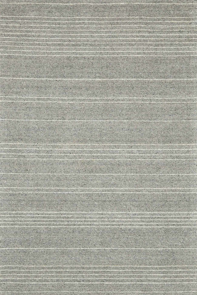 Slate Gray Hand Loomed 100% Wool Cottage Rectangle Handmade rug, Indoor use only, no fringe, non-washable.