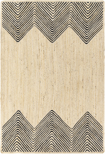 Black Hand Woven 100% Jute Global Rectangle Handmade rug, Indoor use only, no fringe, non-washable. runner also available
