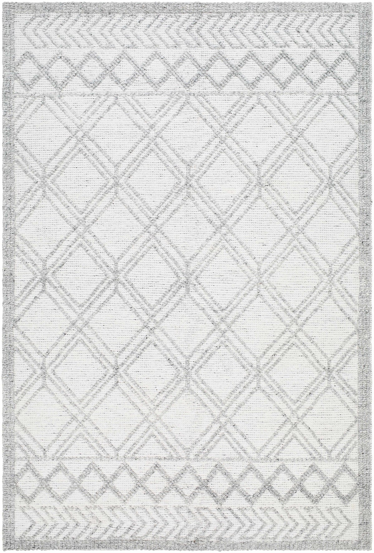 White Hand Woven 100% Recycled PET Yarn Global Rectangle Handmade rug, Indoor use only, no fringe, non-washable. runner also available