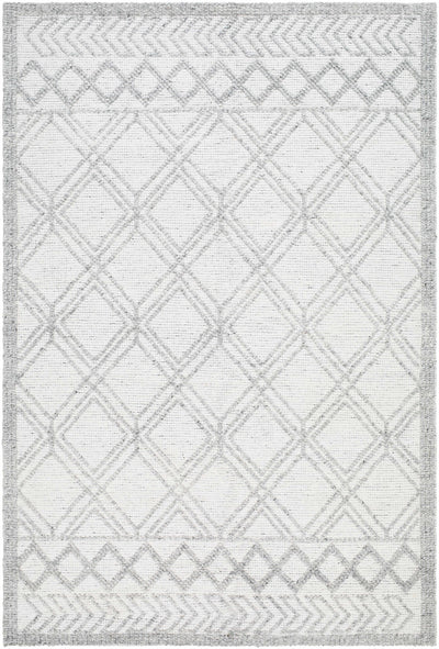 White Hand Woven 100% Recycled PET Yarn Global Rectangle Handmade rug, Indoor use only, no fringe, non-washable. runner also available