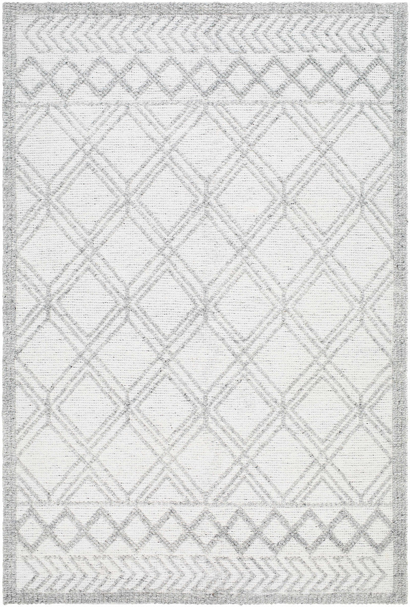 White Hand Woven 100% Recycled PET Yarn Global Rectangle Handmade rug, Indoor use only, no fringe, non-washable. runner also available