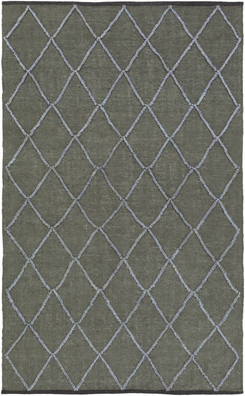 Olive Hand Woven 100% Jute Global Rectangle Handmade rug, Indoor use only, no fringe, non-washable.