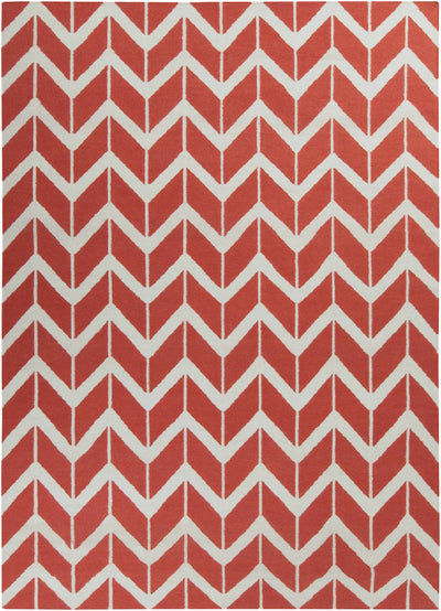 Coral Hand Woven 100% Wool Modern Rectangle Handmade rug, Indoor use only, no fringe, non-washable. round, runner also available