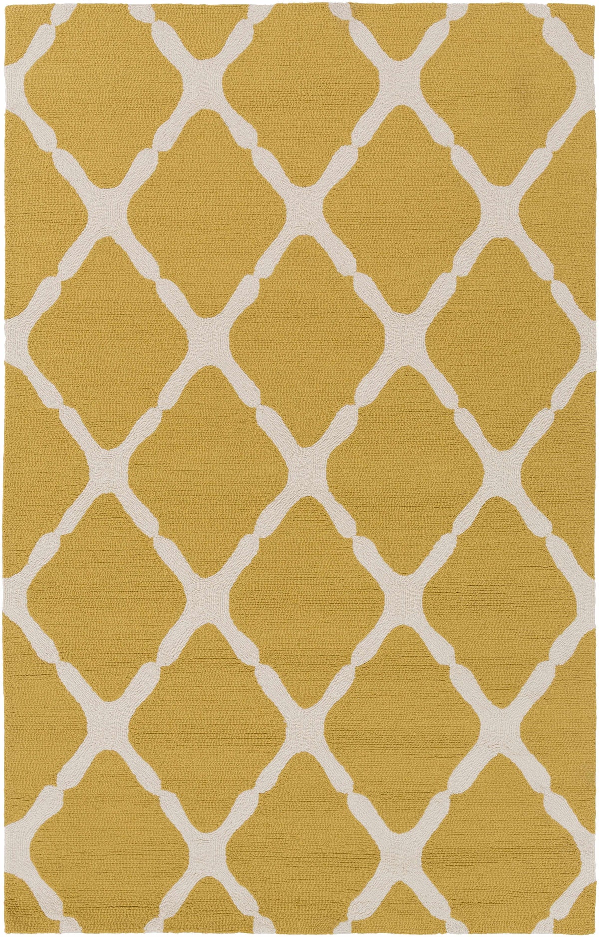 Light Gray Hand Hooked 100% Polypropylene Modern Rectangle Handmade rug, outdoor-safe, no fringe, non-washable. round also available