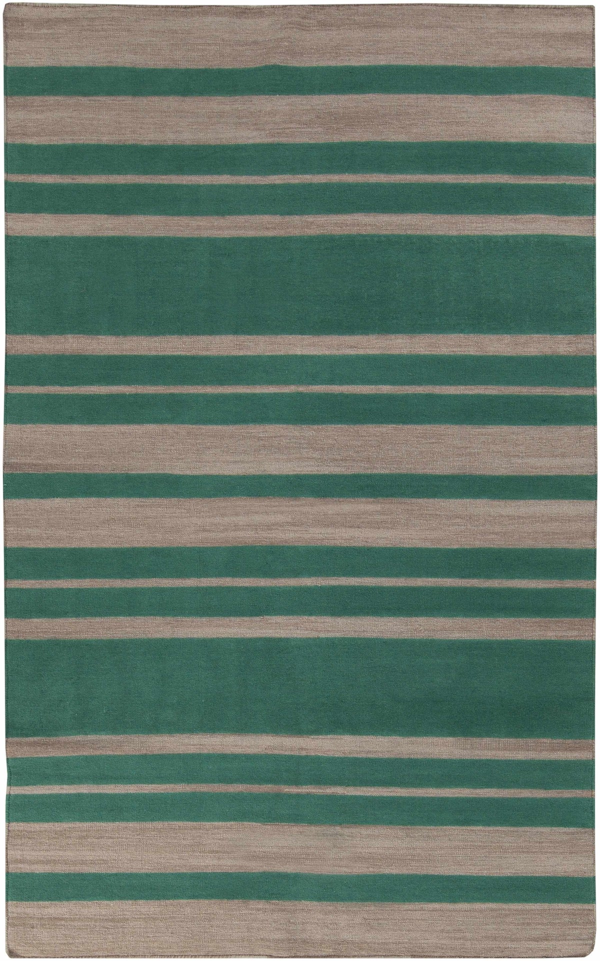 Emerald Hand Woven 100% Wool Cottage Rectangle Handmade rug, Indoor use only, no fringe, non-washable. runner also available